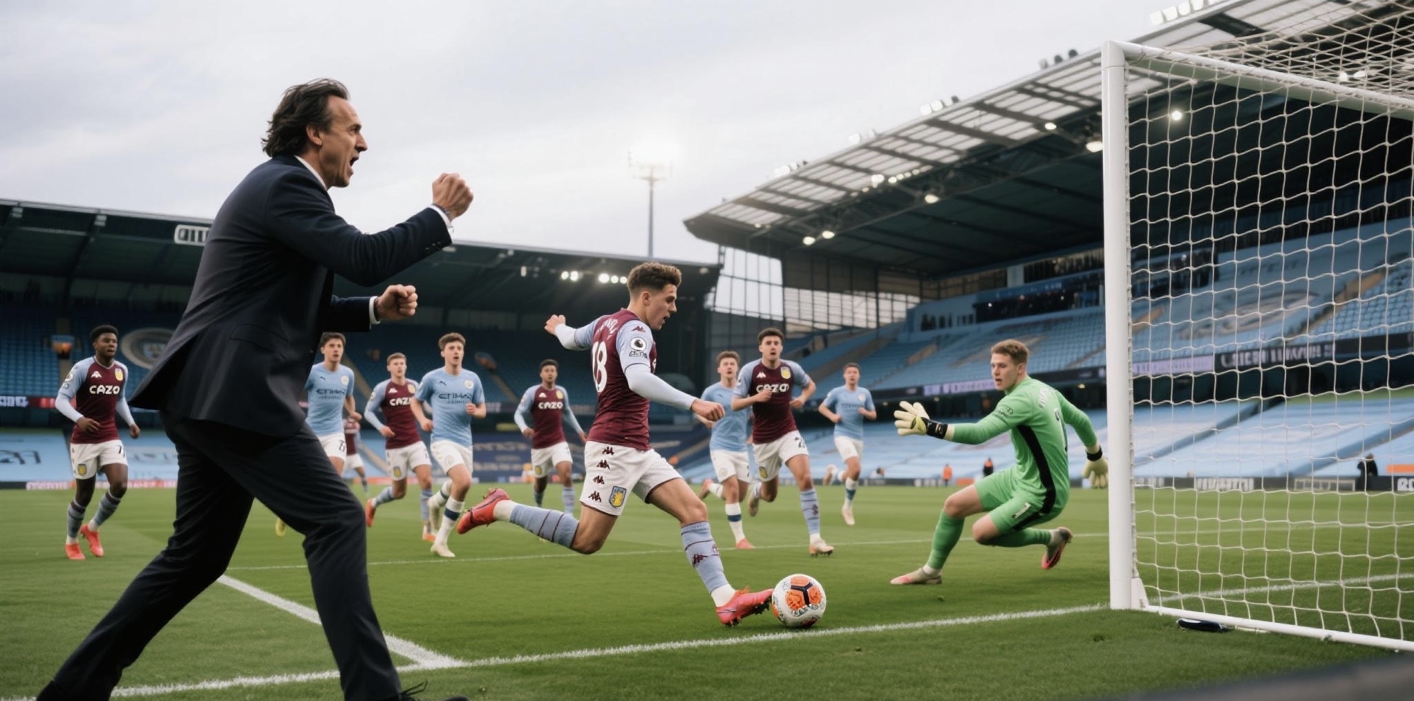 包含曼城主场大胜阿斯顿维拉，震慑对手实力的词条